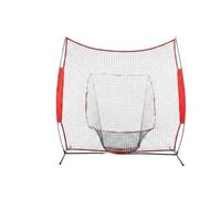 MERIGLARE Baseball Practice Net Baseball Return Net Batting Net Training Net Practice Rebounder With Heavy Duty Frame And Suitable for Indoor Practice Backyard Garage Workouts Field Training