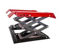 MERIGLARE Car Lifter Model Diorama Accessories Car Lifting Miniature Workshop PVC for Model Car Exhibition Miniature Landscape Photography Craft Room, Red