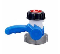 MERIGLARE Chemical Resistant Valve Butterfly Outlet Mechanism Drum Discharge Component Structure Leak Simple Suitable for Busy Warehouses, DN50 Butterfly Valve Aluminum Alloy, 75mm Interface