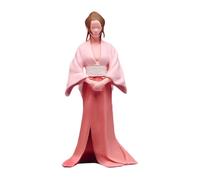 MERIGLARE Classic Girl Model in 1:64 Scale, Miniature Figure, Realistic Chinese Beauty in Classic Style for DIY Railway Station Scenery