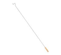 MERIGLARE Clothes Hook Pole, Closet Reacher Pole, Iron Reach Garment Hook, Clothes Hanger Reach Rod for Curtain Retail Home Boutique, Multi, Length 145cm
