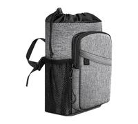 MERIGLARE Crutch Pouch Bag Crutch Storage Tote Attachment Easy Access Cup Holder Lightweight Accessories Bag for Adults Men