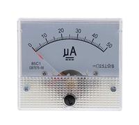 MERIGLARE DC Analog Meter Panel Micro Amp Meter 85C1- Panel Current Measuring Tool - 0-50uA