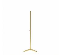 MERIGLARE Display Stand Base Adjustable Floor Stand Pedestal Mount Support With Weighted Round Stainless Steel Pole suitable for , Gold , Gold Triangular Telescopic Rod