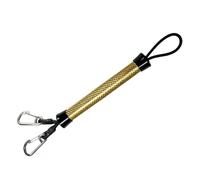 MERIGLARE Dock Line with Snubber | Marine-Grade, Shock Absorbing Dock LineResistant, for Docking, Gold, 40CM