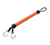 MERIGLARE Dock Line with Snubber | Marine-Grade, Shock Absorbing Dock LineResistant, for Docking, Orange, 40CM