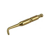 MERIGLARE Ear Acupressure Massager Auriculotherapy Tool Pressure Point Pen Hook End Ear Stainless Steel Portable Compact Grip Suitable for Home Relief Therapist, Pure Copper