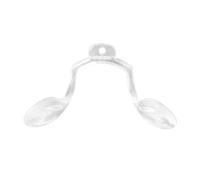 MERIGLARE Eyeglasses Nose Pad U Shape,Clear,Plug in,Comfortable Lightweight Nose Support Nose Piece for Eyeglasses Glasses Eyewear, Mount 5x2.5mm