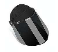 MERIGLARE Face Helmet Face Guard Headgear Flip Up Visor Rotating for metal joining and cutting with glare blocking and heat guarding with ventilation suitable, Array, Grey