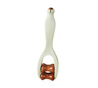 MERIGLARE Finger Massager with Four Wooden Rollers and Massage Beads at End Portable Hand Massager for Arthritis Carpal Tunnel Acupressure Massage Roller Tools for Hands, Palm and Wrist 15x4.2x3.4 cm