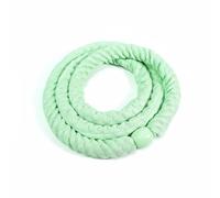 MERIGLARE Fitness Hoop Padded Workout Exercise Training Hoop Soft Textured Surface Sp Cooling Flexible Connection Suitable for Home Aerobics Indoor Use, Light Green, 1.5kg