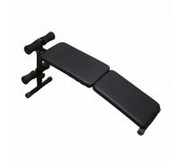 MERIGLARE Foldable Exercise Bench Adjustable Sit Up Bench Workout Bench Core With Two Section Folding Design For Easy Storage Suitable for Home Training Ab Workouts