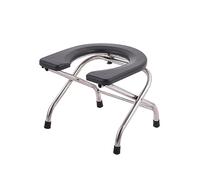MERIGLARE Folding Toilet Seat, Stool with Commode, Stable Bottom, Multi-Purpose, Portable Squatting Toilet Stool, Toilet Seat in, Height 30cm