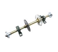 MERIGLARE Go Kart Rear Axle Tricycle Live Axle Transmission Sprocket Component Custom Build Performance Suitable for Modification Personal Hobbyist Use, 61CM, 5-Inch Flange