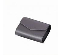 MERIGLARE Golf Rangefinder Pouch Featuring PU Leather Material Rounded Edge Storage Case Dedicated Flap Closure Structured Compact Option Suitable for On Course Use Golfers, Gray