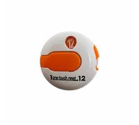MERIGLARE Golf Score Counter Stroke Tally Keeper With Central Reset And Clip Polypropylene Suitable for golfers on practice rounds training, White Orange