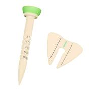 MERIGLARE Golf Tee Adjustable Height Reusable Golf Portable Ball Holder Stable Base PP Material Suitable for Women Men Golfer Practice Exercise Outdoor, Green