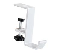 MERIGLARE Headphone Stand with Backpack Holder for Desk Accessories Easy Setup, White