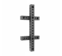 MERIGLARE Home Gym Equipment Wall Mount Rack Squat Stand Pull Up Station Steel Build With Multiple Hole Positions wall space saver suitable for gyms bar and, I-shaped Column - 90cm