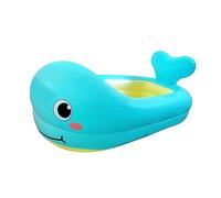 MERIGLARE Inflatable Bathtub Cartoon Comfortable Soft Pool Float Shower Basin Seat Kids Toddler Party Pool, Blue