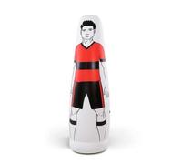 MERIGLARE Inflatable Soccer Barrier Training Obstacle Mannequin Target With Stable Rounded Base PVC Inflate and Deflate Portable for On the Go Suitable for coaches schools backyard, Red, 175CM