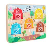 MERIGLARE Interactive Farm Animal Recognition Toy for Developing Concentration, Creativity And Problem-solving Skills.