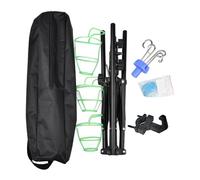 MERIGLARE IV Pole Foldable IV Pole Stand Adjustable for Nursing Families Service Center, with Hook Siren