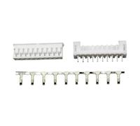 MERIGLARE JST PH2.0mm Connector Plug, Straight Pin 10sets, 10P