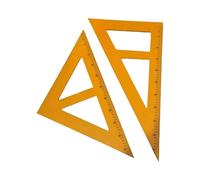 MERIGLARE Large Mathematics Teaching Ruler, Geometry Measuring Tool, Practical Angle Measurement