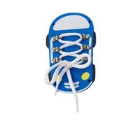 MERIGLARE Learning Shoe Braiding Toy for Children, Wooden Lace Board, Fine Motor Skills Development, Suitable for Training, Gift, Home Decoration, Random Left Right