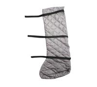 MERIGLARE Leg Cast Cover Protector Windproof Below The Knee Plaster Stocking Foot Cast Sleeve for Winter Cold Protection, Gray Long