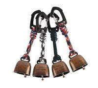 MERIGLARE Loud Bear Bell Keychain, Multi-Purpose Anti-Lost Cowbell Backpack Pendant with Hook for Backpacks, Camping, Emergency, Fishing