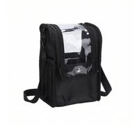 MERIGLARE Makeup Brush Pouch Organizer Bag Case Holder with Semi Transparent PVC Panel and Waist Or Crossbody Strap Suitable for Professional use Makeup