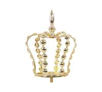 MERIGLARE Mannequin Crown Metal Crown Headpiece Beaded Crown Costume Crown With Balanced Regal Shape And Mounting Plate Suitable for Themed Parties Stage Costumes Visual Merchandising, Male