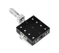 MERIGLARE Manual Positioning Stage Precision Linear Displacement Manual Stage Aluminum Alloy Rigid Body With Mounting suitable for research environments optical, LX60-C