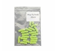 MERIGLARE Material Fly Tying Supply Chenille Mop Fly Body Grub Bodies Worm Fiber With Lifelike Action For Worm And Grub Looks In Varied Currents Suitable for, Light Green