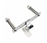 MERIGLARE Metal Elastic Guide with Cylindrical Rollers Adjustable Screwless Elastic Mounting Rack for Dressmakers, Style A