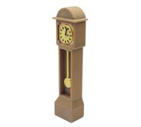 MERIGLARE Miniature Floor Clock Mini Furniture Mini Retro Standing Clock Model Realistic