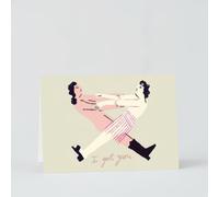 MERIGLARE Naughty Birthday Greeting Card for Girl Couple British Imported Congratulations Blessing Card Specialty Writing Surface Suitable for Wife Girlfriend Joyful Occasion, style to 2