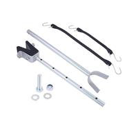 MERIGLARE Outboard Motor Bracket Transom Saver Adjustable Heavy Duty Boat Motor Mount Bracket with Rubber Strap Composite Head for Marine Engine Holder Suitable, Mount Bracket