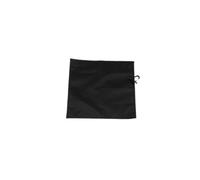 MERIGLARE Outdoor Cushion Tray Foldable Mat Seating Pad Gear Organizer With Reinforced Corners Washable Clip On Carabiner suitable for road trips camping rest stops travel, Black, 34.5 34.5CM