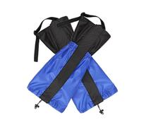 MERIGLARE Outdoor Leg Boot Covers Gaiter Guards Snow Protectors With Closure And Adjustable Cord For Stable Wear suitable for backpacking trails desert routes and, Blue, Royal Blue