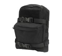 MERIGLARE Outdoor Vest-Compatible Water Carrier Pack, 9x4.3x12.2 Inches, Multi-Purpose Sports Accessory, Multi-Pocket Design, Oxford, Black