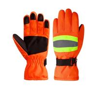 MERIGLARE Outdoor Winter Gloves Reflective Windproof Thermal Work Glove,Labor Protection Gloves,for Running,Driving Camping Cycling, Style A