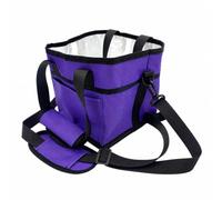 MERIGLARE Polyester Insulated Tote with Pockets Hands Cylindrical Beverage Cold Storage Bag Thermal Insulated Bag with Shoulder Strap for Outdoor Activities