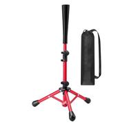 MERIGLARE Portable Baseball Batting Tee Tripod Hitting With Adjustable Height Pipe Structure Suitable for stance work improvement, Red, 55-78cm Children S Upgraded Model With Storage Bag