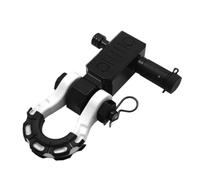 MERIGLARE Reliable Trailer Hook With Black Textured Grip And Looped Clip Handling During Installation Suitable For Towing Applications, White