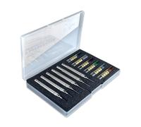 MERIGLARE Removal Tool Kit Watch Strap Punch Set Pin Driver Hand Tool Stainless Steel With Storage Case With Foam Insert suitable for organized repair careful pin work home use