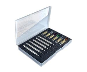 MERIGLARE Removal Tool Kit Watch Strap Punch Set Pin Driver Hand Tool Stainless Steel With Storage Case With Foam Insert suitable for organized repair careful pin work home use