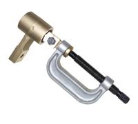 MERIGLARE Rotating Ground Clamp Heavy Duty Grounding Clamp Metal Joining Clamp Ground Clamp with Shaped Body and Screw Tighten, Iron and Copper Large Head 1500A Rotating Ground Clamp